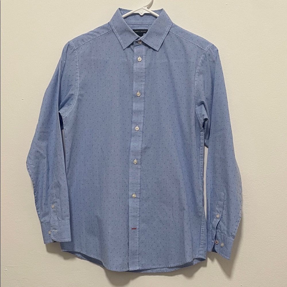 Tommy Hilfiger Light Blue Casual Button-Down Shirt